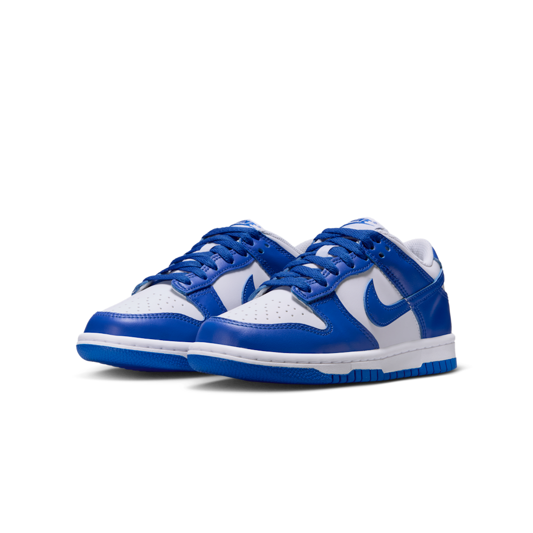 Overkicks - Nike Dunk Low White Hyper Royal (GS) (FB9109-131) - imagen 2