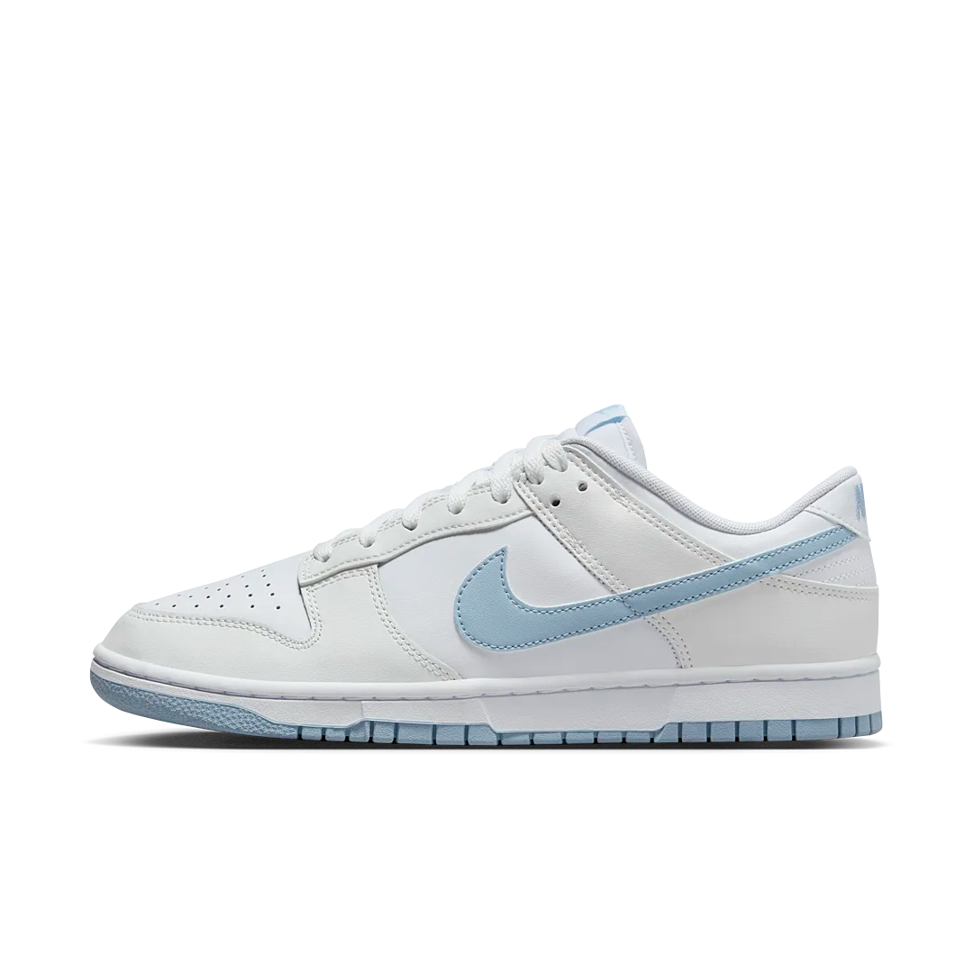 Overkicks - Nike Dunk Low White Light Armory Blue (DV0831-109) - vista lateral