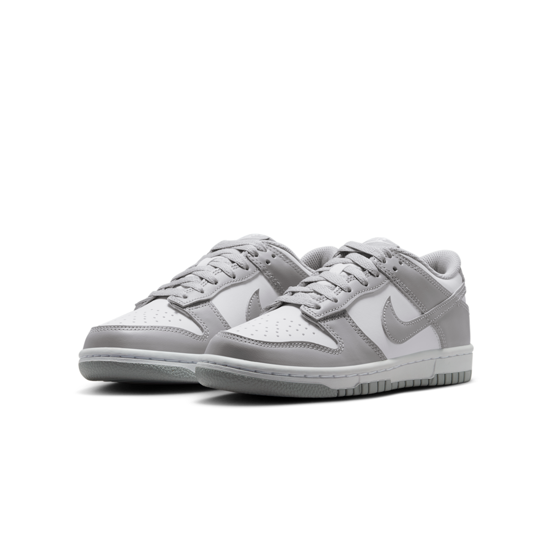Overkicks - Nike Dunk Low White Light Smoke Grey (GS) (FB9109-123) - imagen 2