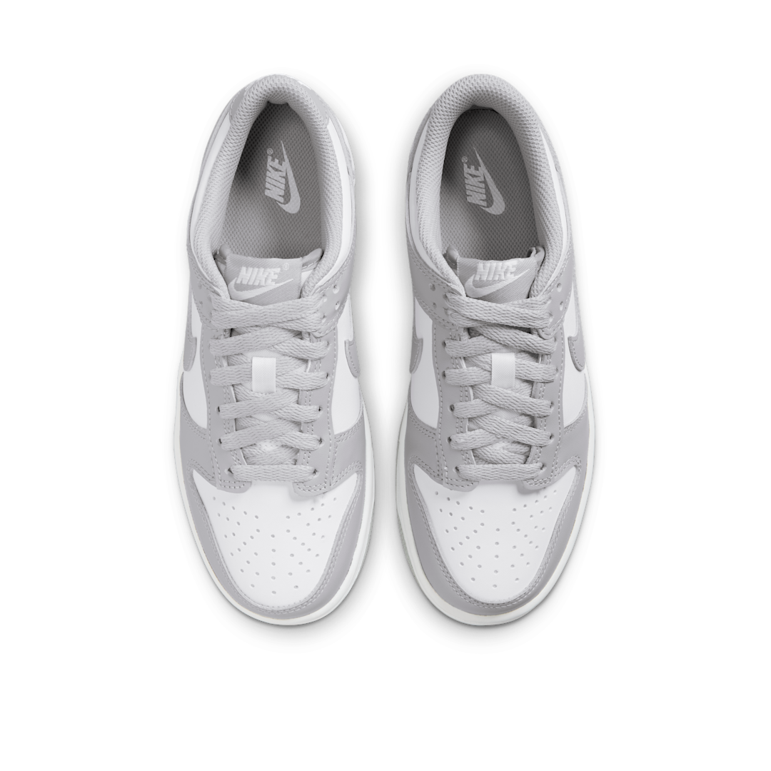 Overkicks - Nike Dunk Low White Light Smoke Grey (GS) (FB9109-123) - imagen 3