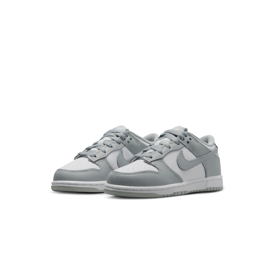 Overkicks - Nike Dunk Low White Light Smoke Grey (PS) (FB9108-123) - imagen 2