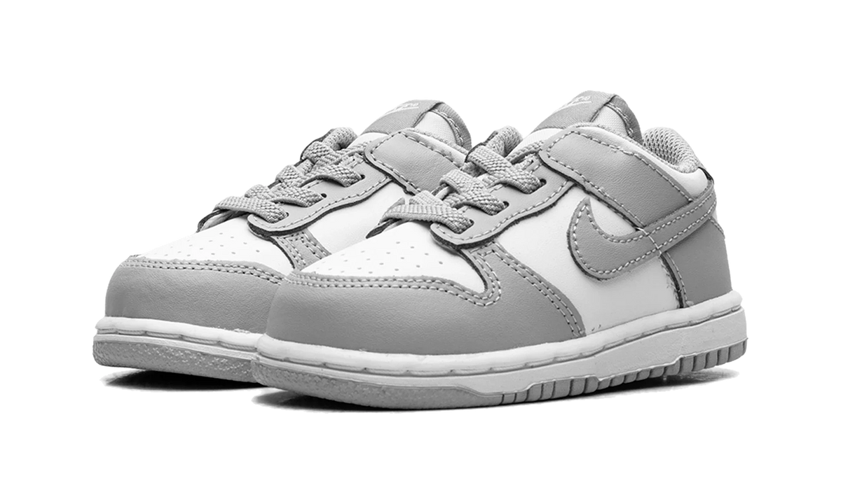 Overkicks - Nike Dunk Low White Light Smoke Grey (TD) (FB9107-123) - imagen 2