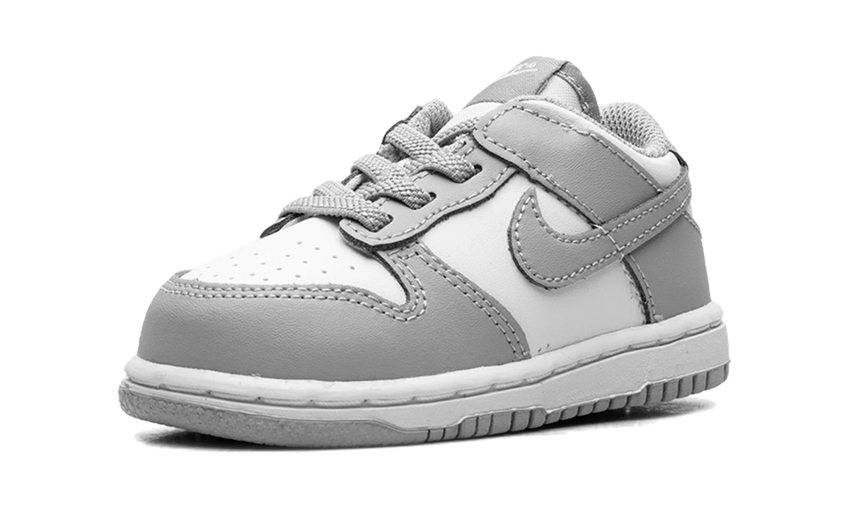 Overkicks - Nike Dunk Low White Light Smoke Grey (TD) (FB9107-123) - imagen 4