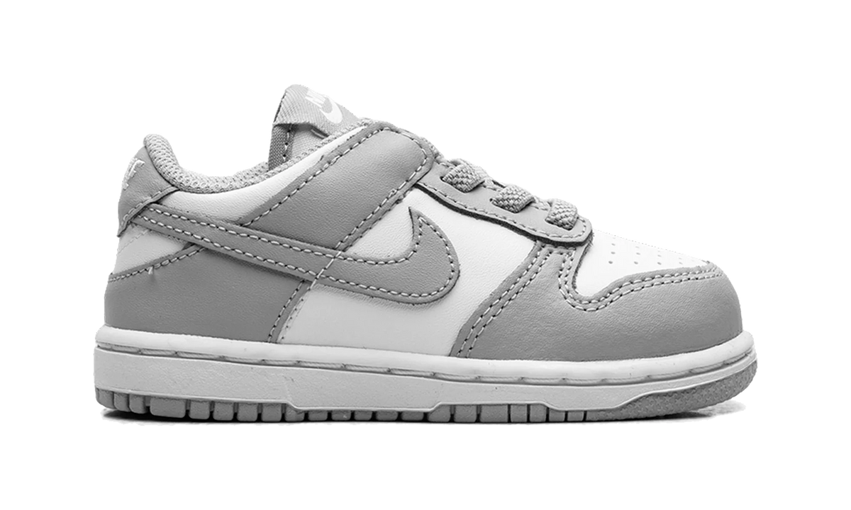 Overkicks - Nike Dunk Low White Light Smoke Grey (TD) (FB9107-123) - imagen 6