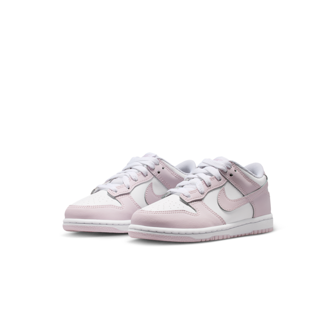 Overkicks - Nike Dunk Low White Light Violet (PS) (FB9108-128) - imagen 2