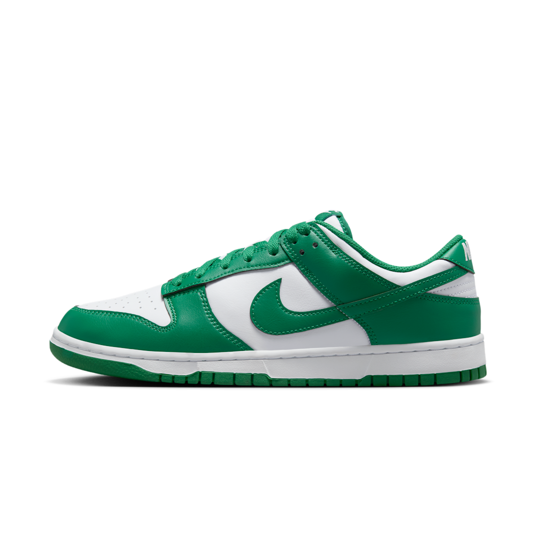 Overkicks - Nike Dunk Low White Malachite (HF5441-101) - vista lateral