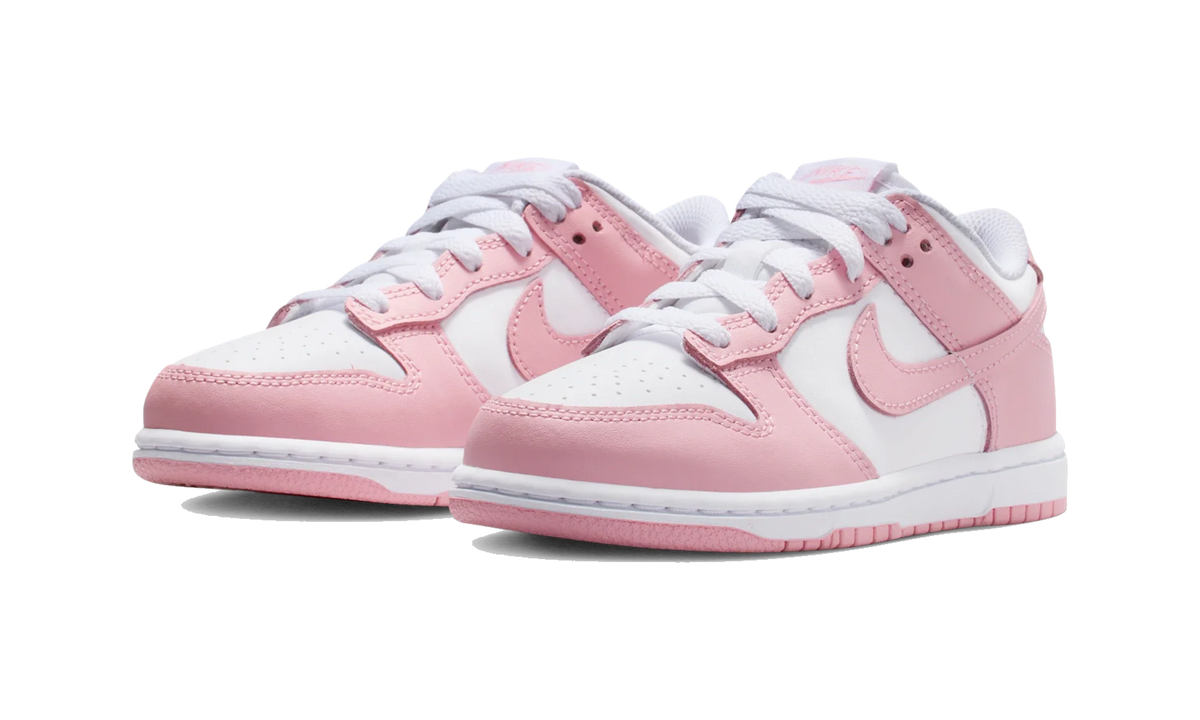 Overkicks - Nike Dunk Low White Medium Soft Pink (PS) (FB9108-125) - imagen 2