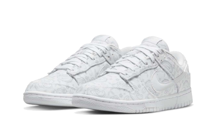 Overkicks - Nike Dunk Low White Paisley (DJ9955-100) - vista trasera