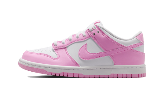 Overkicks - Nike Dunk Low White Pink Rise (IU7766-125) - vista lateral