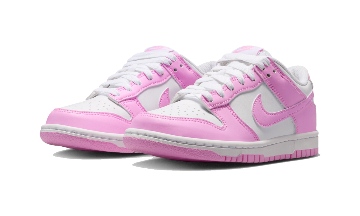 Overkicks - Nike Dunk Low White Pink Rise (IU7766-125) - vista trasera