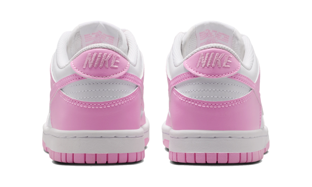 Overkicks - Nike Dunk Low White Pink Rise (IU7766-125) - detalle talón