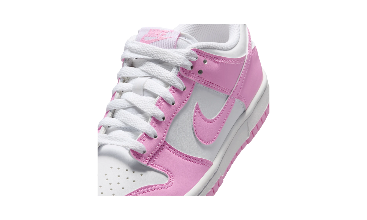 Overkicks - Nike Dunk Low White Pink Rise (IU7766-125) - detalle lateral interior