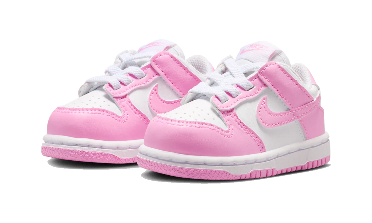 Overkicks - Nike Dunk Low White Pink Rise (TD) (IU7767-125) - imagen 2