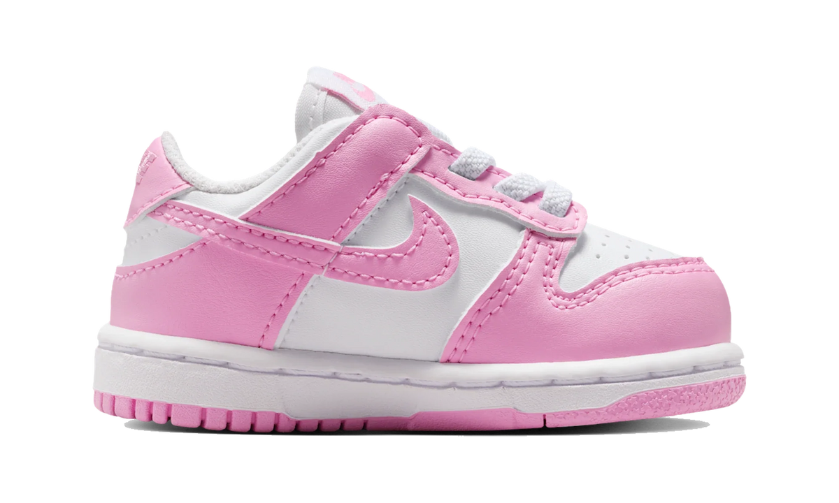 Overkicks - Nike Dunk Low White Pink Rise (TD) (IU7767-125) - imagen 4