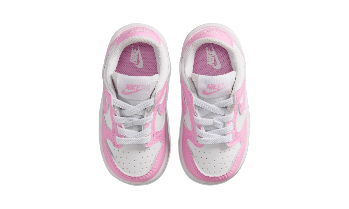 Overkicks - Nike Dunk Low White Pink Rise (TD) (IU7767-125) - imagen 5
