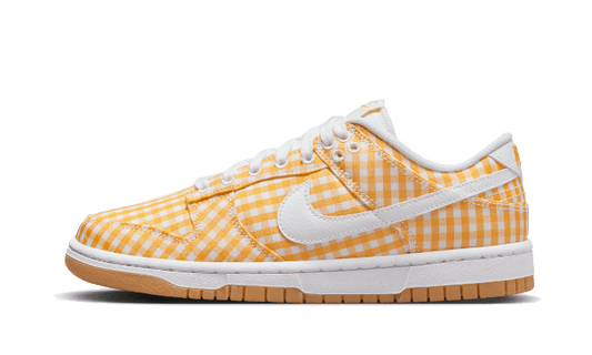 Overkicks - Nike Dunk Low Yellow Gingham (DZ2777-700) - vista lateral