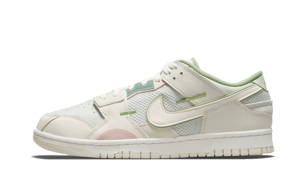 Overkicks - Nike Dunk Scrap Grey Haze Phantom (DM0802-001) - vista lateral