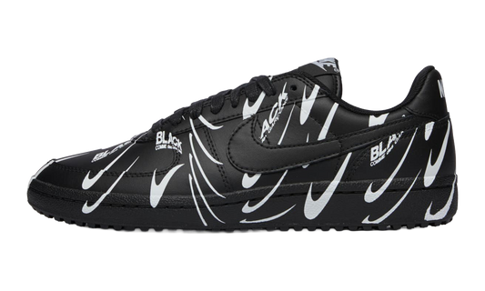 Overkicks - Nike Field General 82 BLACK Comme des Garçons Black White All-Over Print (IM7417-001) - vista lateral