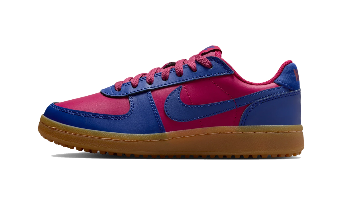 Overkicks - Nike Field General Noble Red Gum Light Brown Deep Royal Blue (GS) (IH3324-600) - vista lateral