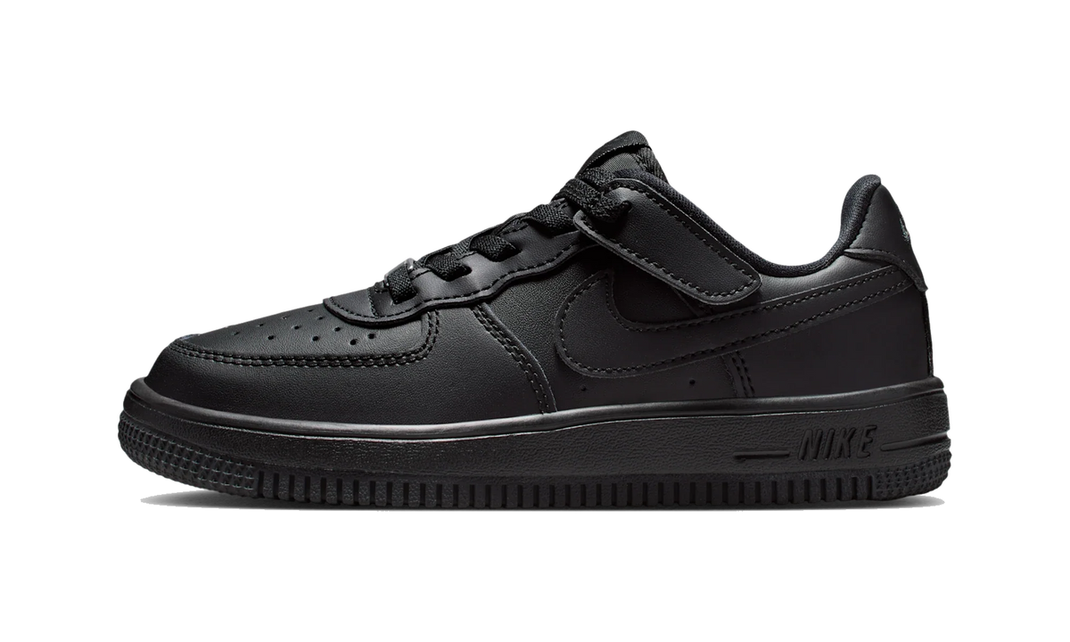Overkicks - Nike Force 1 Low EasyOn Black (PS) (IH4498-001) - vista lateral