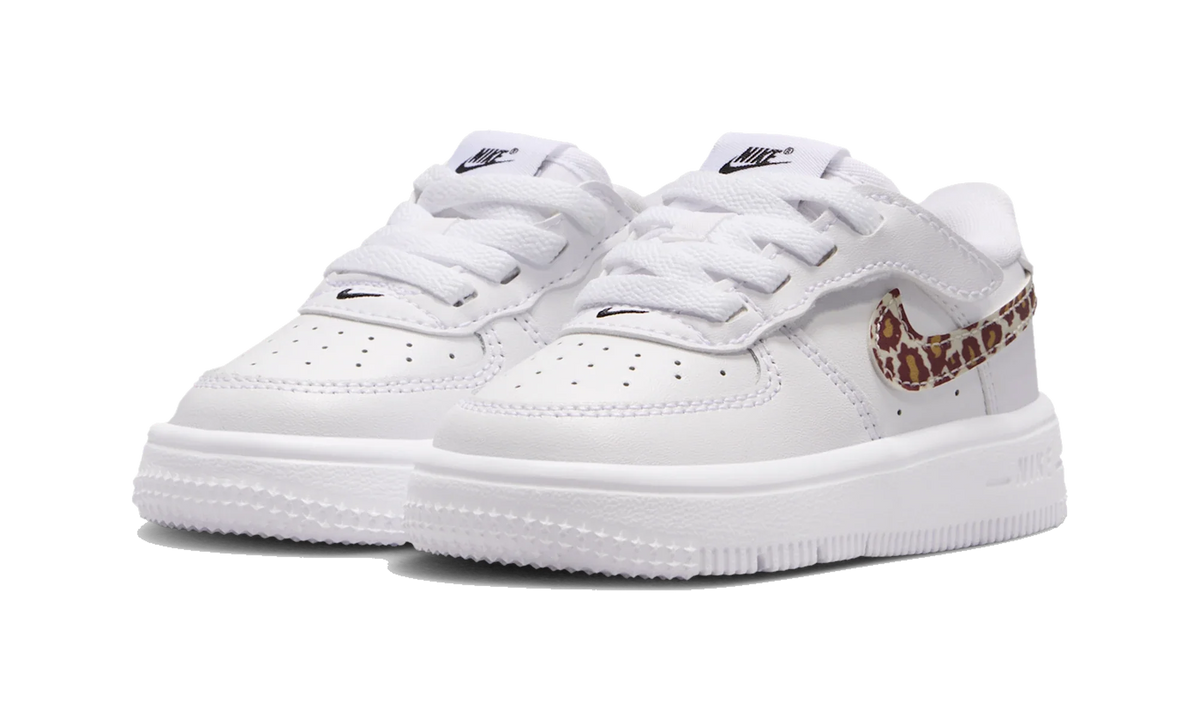 Overkicks - Nike Force 1 Low EasyOn White Leopard (TD) (IR0272-100) - imagen 2