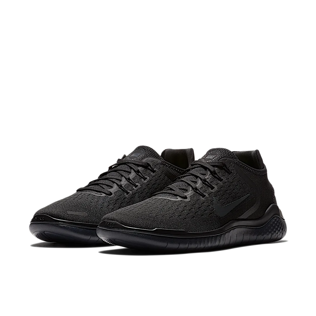 Overkicks - Nike Free RN 2018 Black Anthracite (942836-002) - vista trasera
