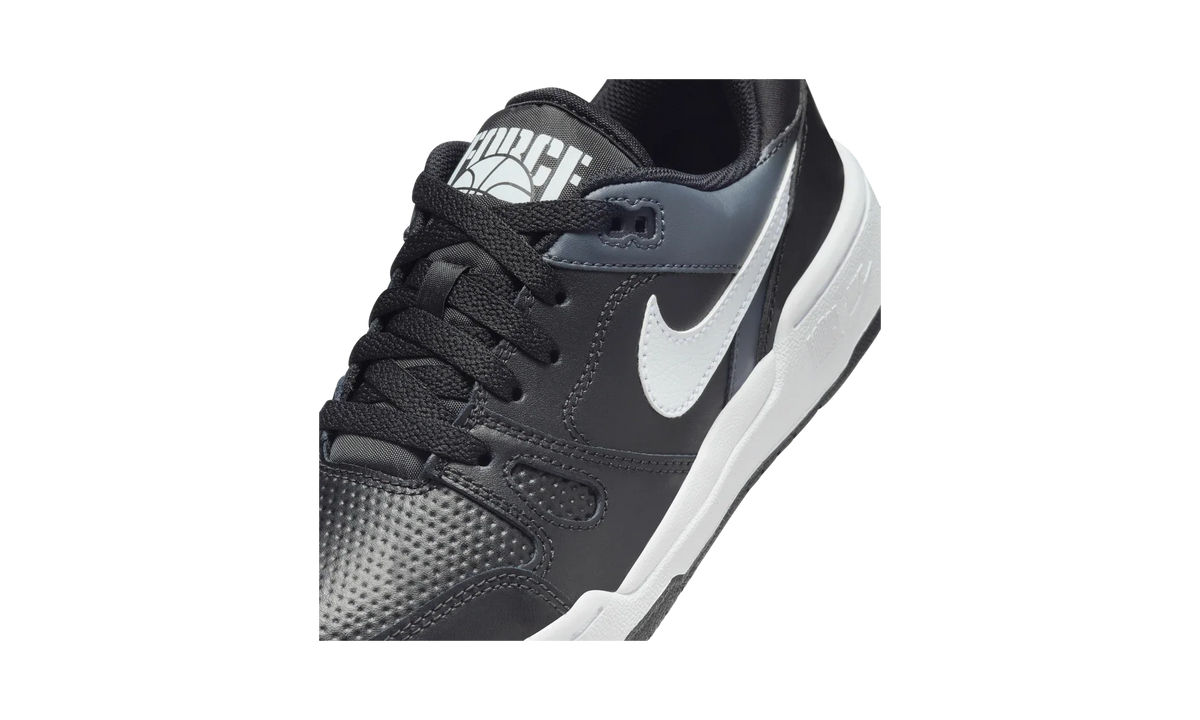 Overkicks - Nike Full Force Low Black Anthracite Sail White (GS) (FV5929-001) - imagen 7