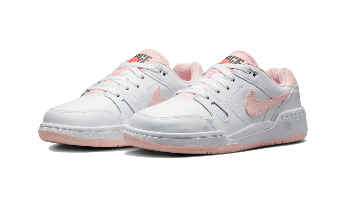 Overkicks - Nike Full Force Low White Bright Mango Black Echo Pink (GS) (FV5929-107) - imagen 2