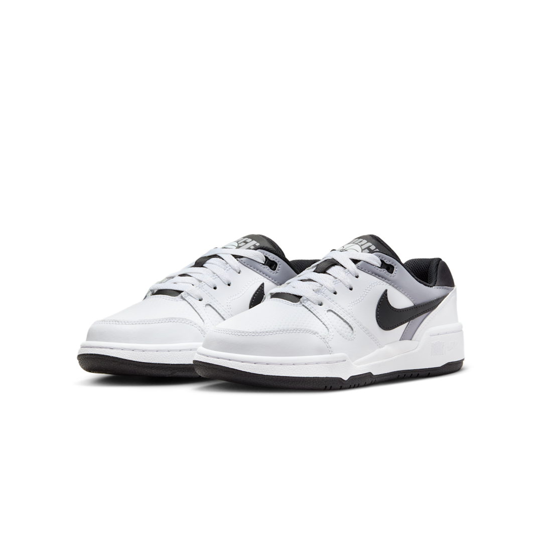 Overkicks - Nike Full Force Low White Pewter Black (GS) (FV5929-101) - imagen 2