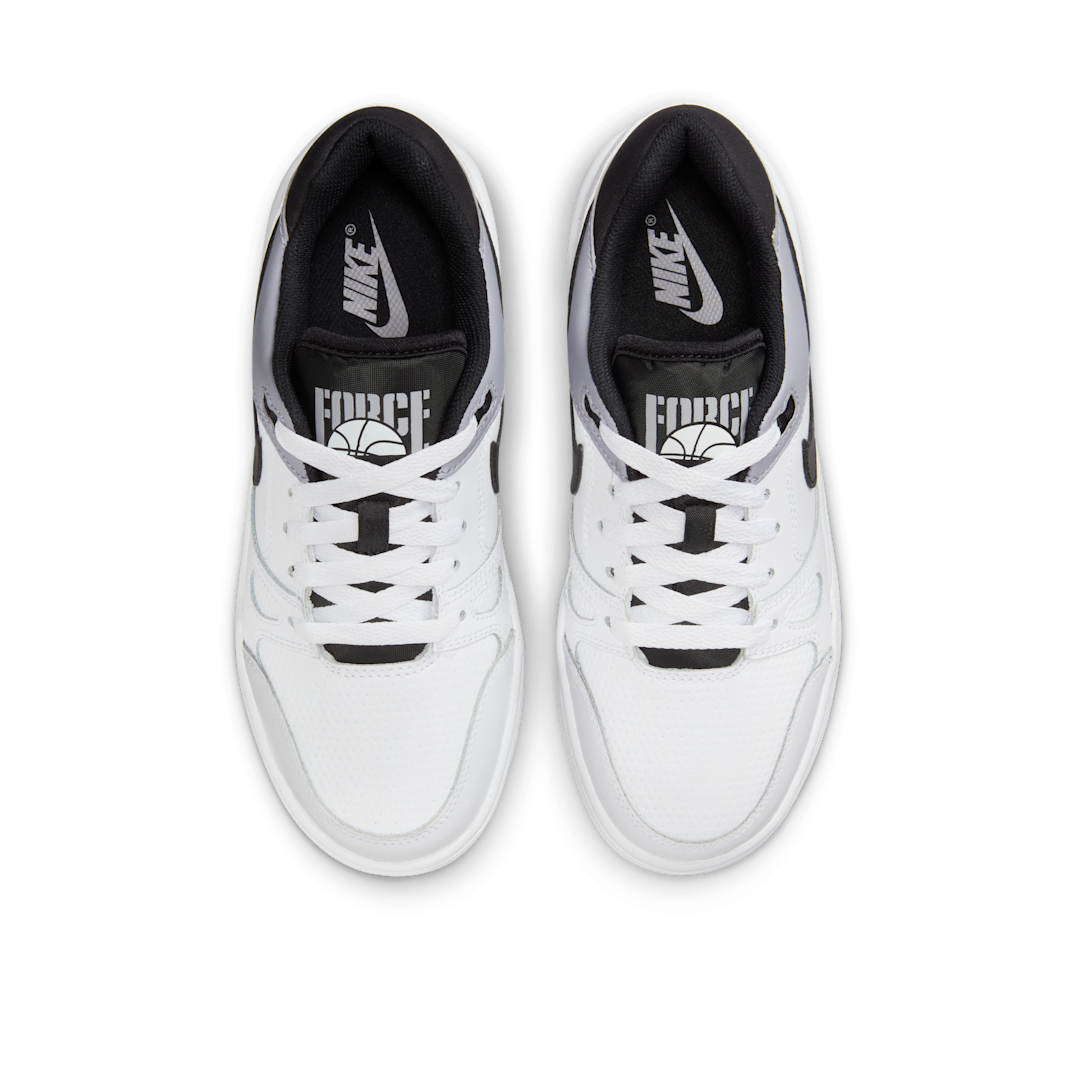 Overkicks - Nike Full Force Low White Pewter Black (GS) (FV5929-101) - imagen 3
