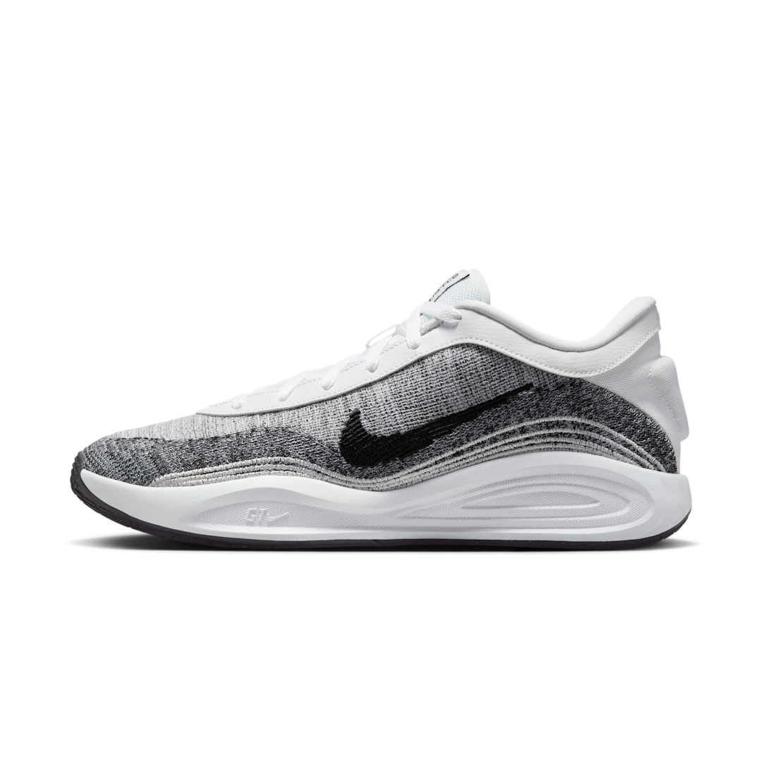 Overkicks - Nike GT Hustle Academy White Black (FJ7791-102) - vista lateral