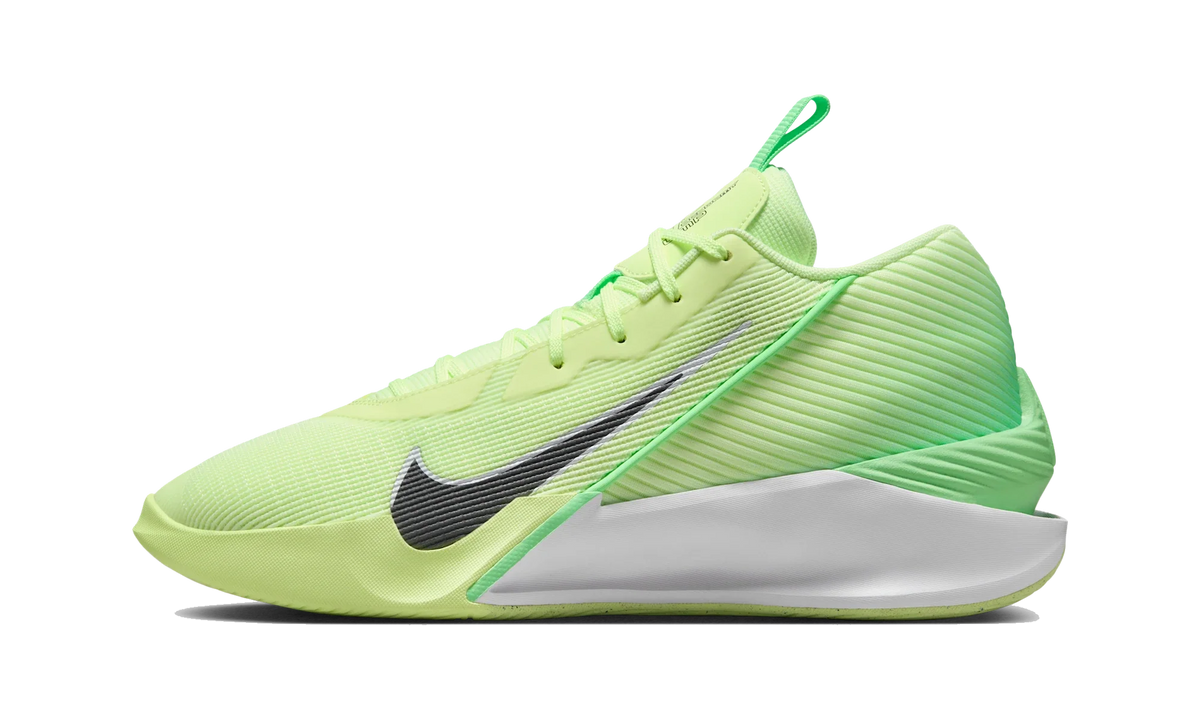 Overkicks - Nike GT Jump Academy Barely Volt Illusion Green White Iron Grey (FV5524-700) - vista lateral