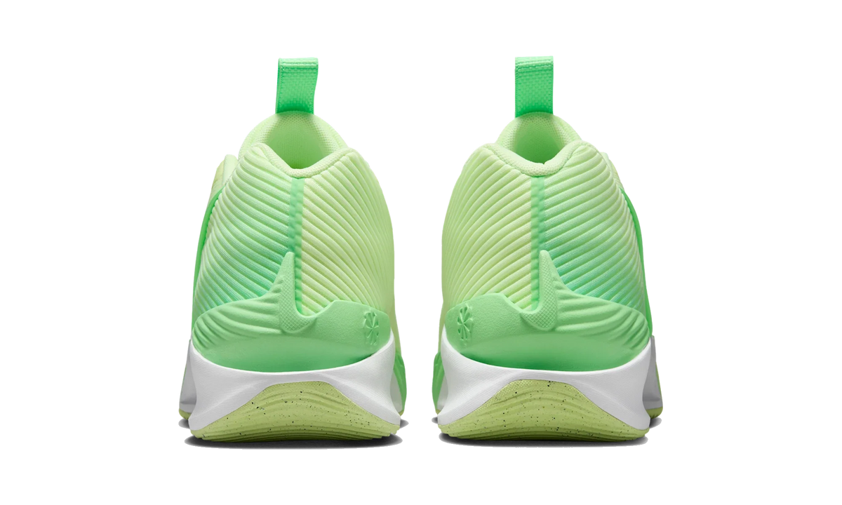 Overkicks - Nike GT Jump Academy Barely Volt Illusion Green White Iron Grey (FV5524-700) - detalle talon