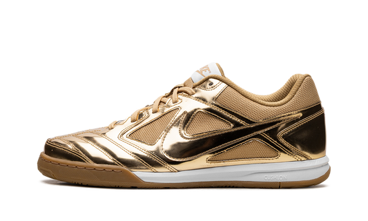 Overkicks - Nike Gato LV8 Metallic Gold White Gum Light Brown (IB3566-700) - vista lateral