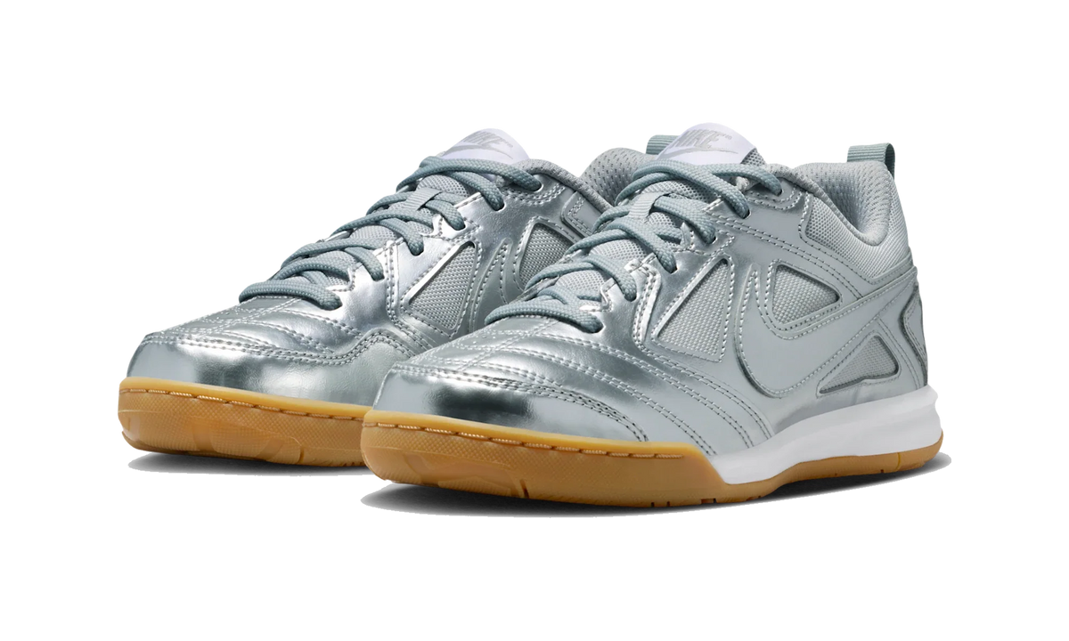 Overkicks - Nike Gato LV8 Metallic Silver White Gum Light Brown (GS) (II7084-001) - imagen 2