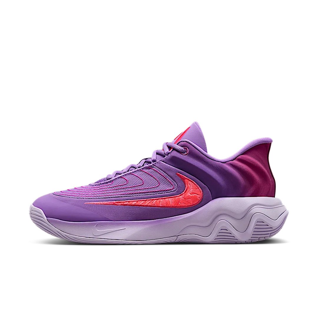Overkicks - Nike Giannis Immortality 4 Black Raspberry (FQ3680-500/FQ3681-500) - vista lateral