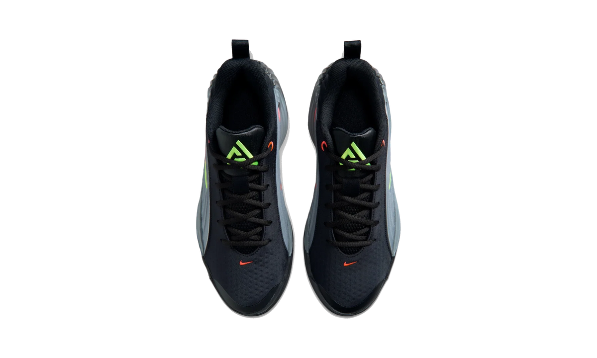Overkicks - Nike Giannis Immortality 5 Black Volt Bright Crimson (IM5130-001) - vista superior