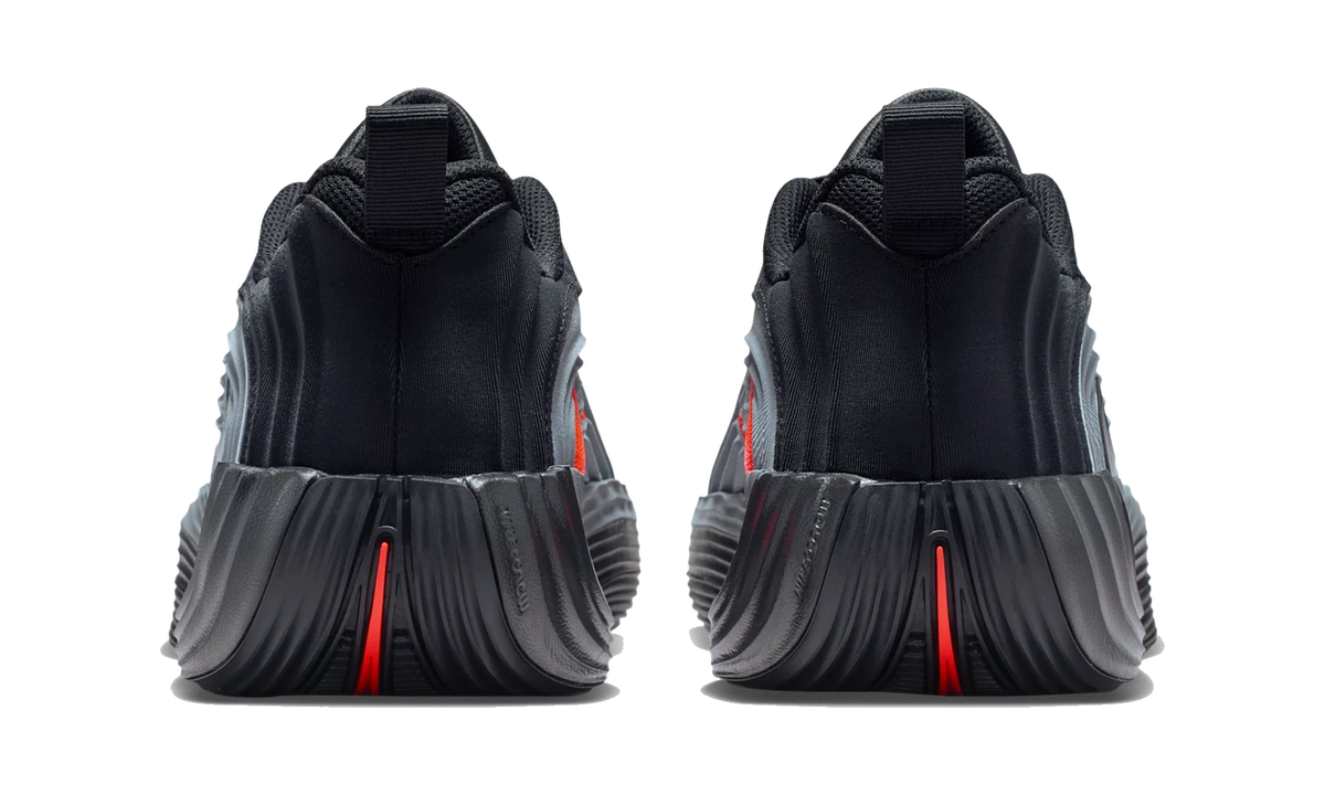 Overkicks - Nike Giannis Immortality 5 Black Volt Bright Crimson (IM5130-001) - detalle talon
