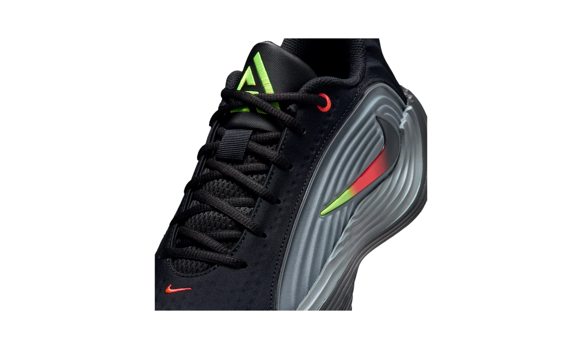 Overkicks - Nike Giannis Immortality 5 Black Volt Bright Crimson (IM5130-001) - detalle lateral interior