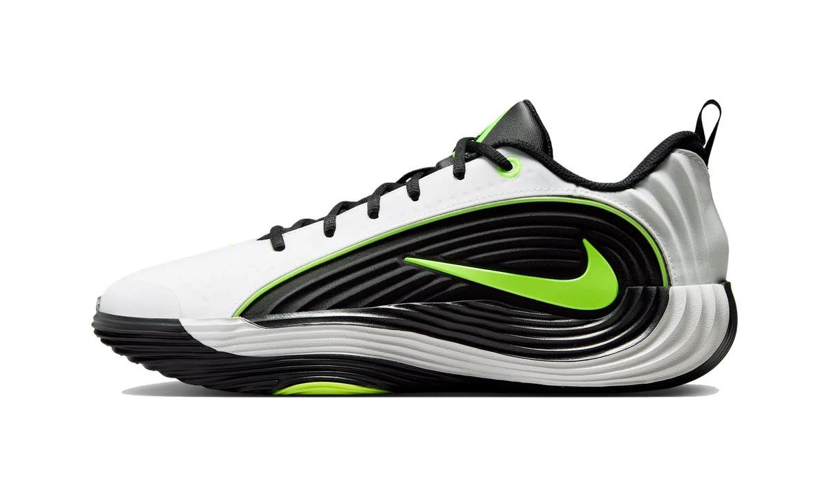 Overkicks - Nike Giannis Immortality 5 White Black Volt (IM5130-100) - vista lateral