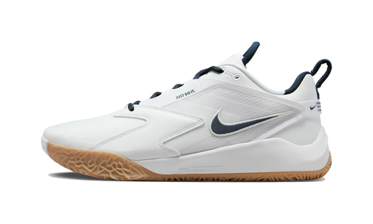 Overkicks - Nike HyperAce 3 White Photon Dust College Navy (FQ7074-107) - vista lateral