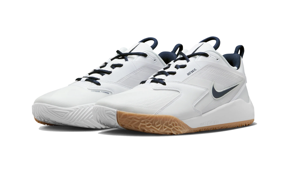 Overkicks - Nike HyperAce 3 White Photon Dust College Navy (FQ7074-107) - vista trasera