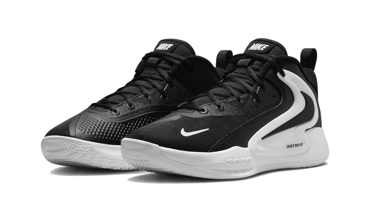 Overkicks - Nike HyperSet 2 Black White (FQ7070-001) - vista trasera