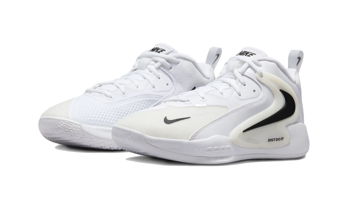 Overkicks - Nike HyperSet 2 White Black (FQ7070-101) - vista trasera
