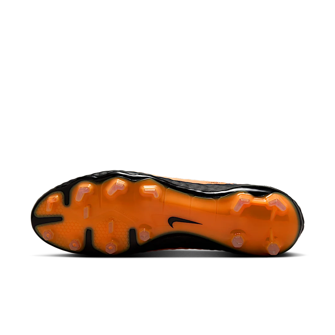 Overkicks - Nike Hypervenom Phantom 1 FG Black Bright Citrus (2025) (HQ8561-001) - detalle suela