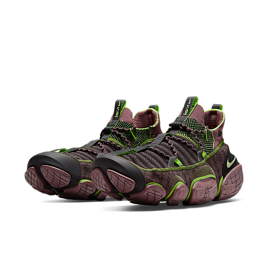 Overkicks - Nike ISPA Link Off Noir Limelight (CN2269-001) - vista trasera