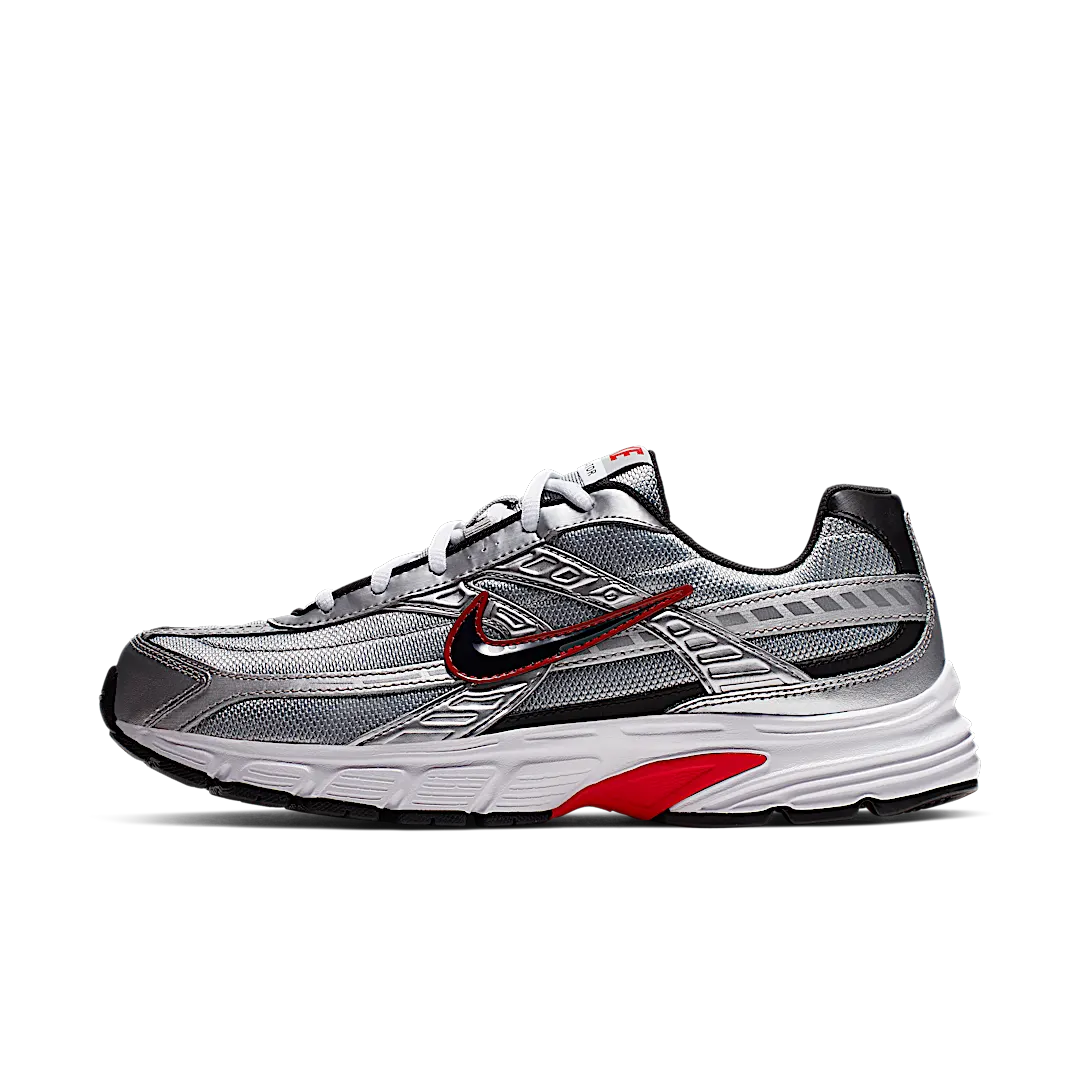 Overkicks - Nike Initiator Metallic Silver Red (394055-001) - vista lateral