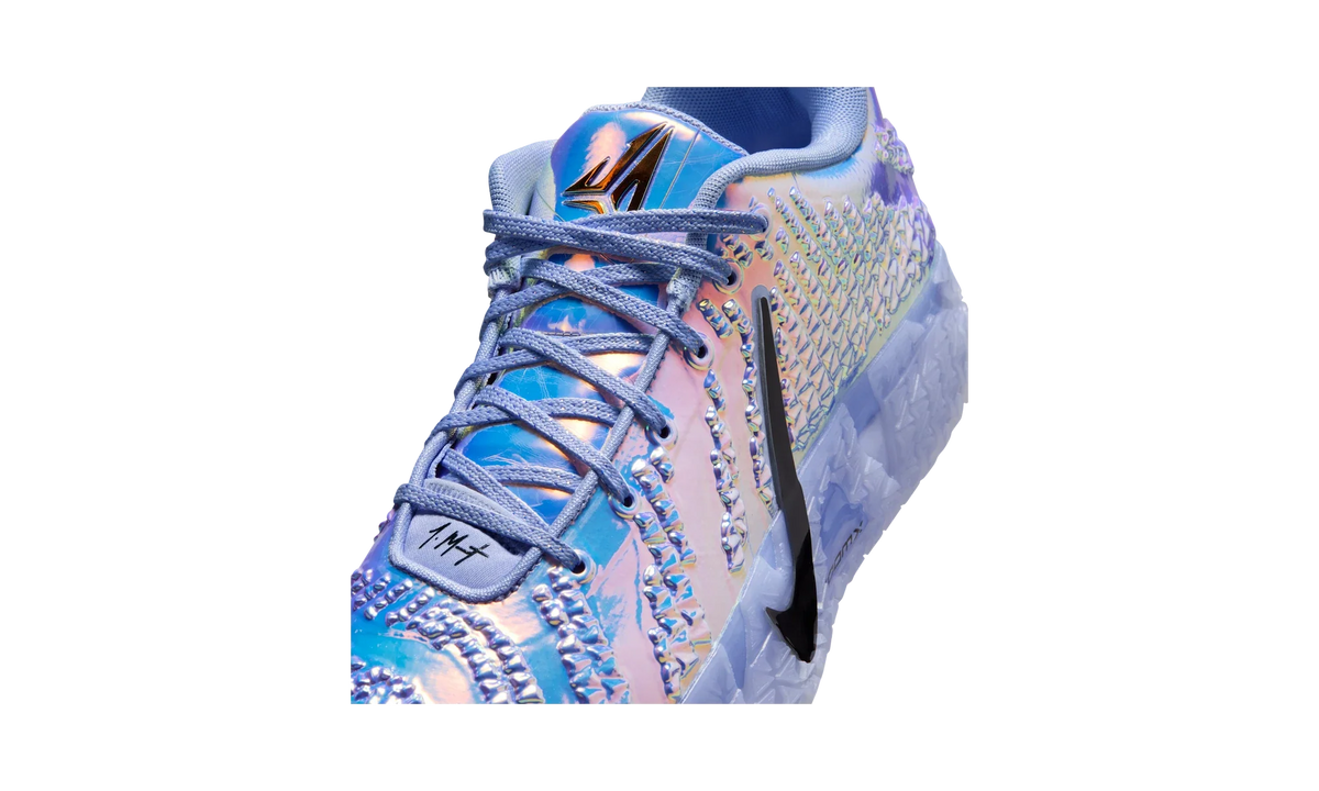 Overkicks - Nike Ja 3 LX All-Star Warning Label (IB6507-400 / IB6510-400) - detalle lateral interior