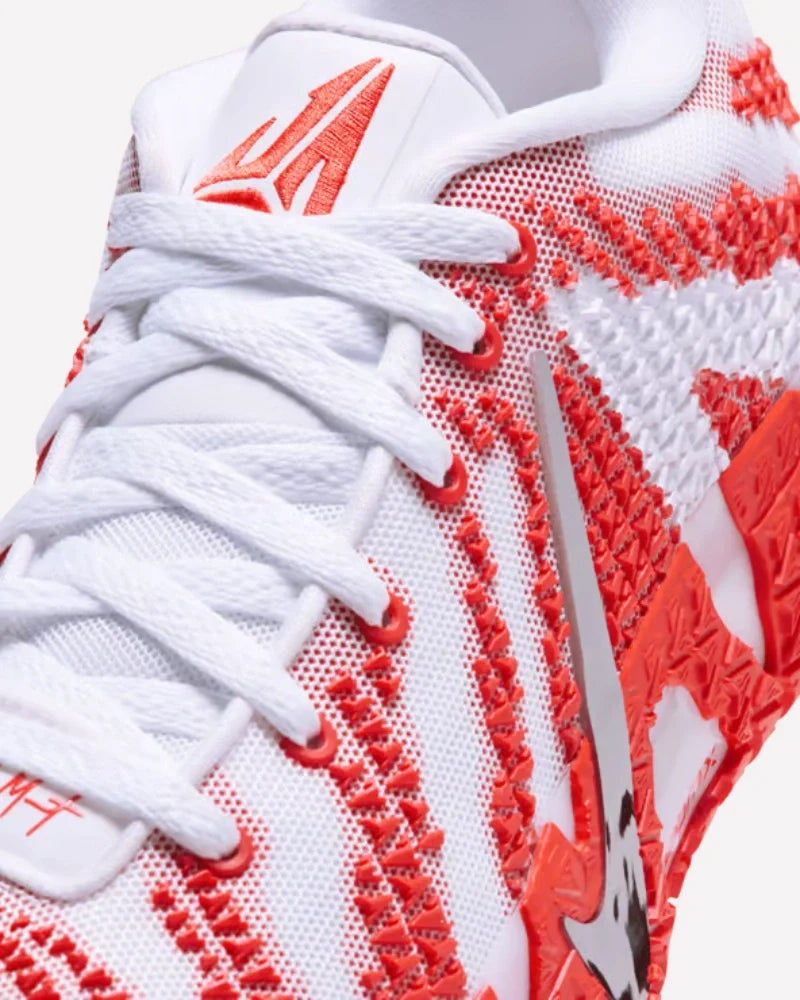 Overkicks - Nike Ja 3 TB White Team Orange (IV4426-102) - vista superior