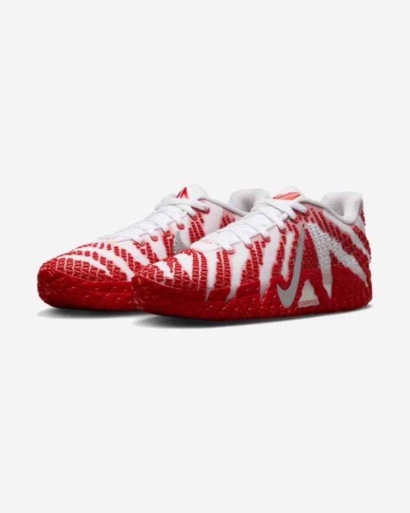 Overkicks - Nike Ja 3 TB White University Red (IV4426-105 / IV4425-105) - vista trasera